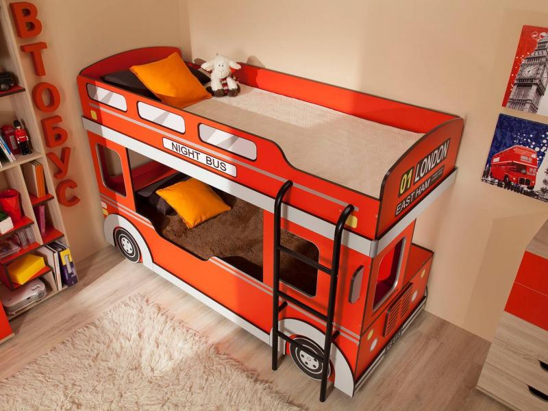 Виды двухъярусных кроватей