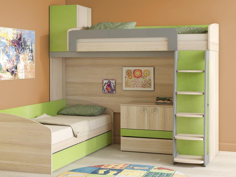 Виды двухъярусных кроватей