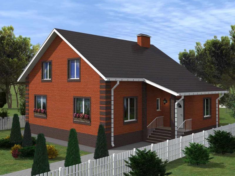 кирпичный дом